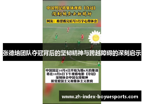 张德培团队夺冠背后的坚韧精神与跨越障碍的深刻启示